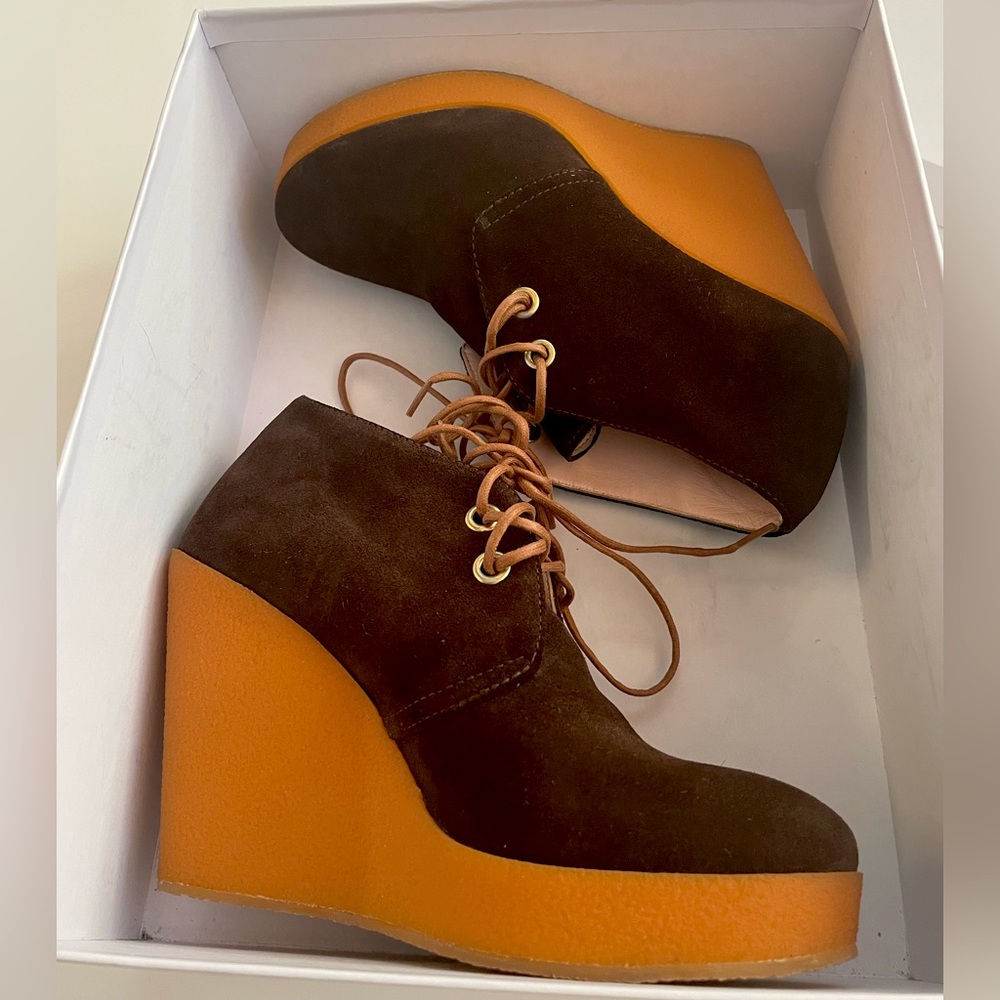 Valentino Red Suede Boots
